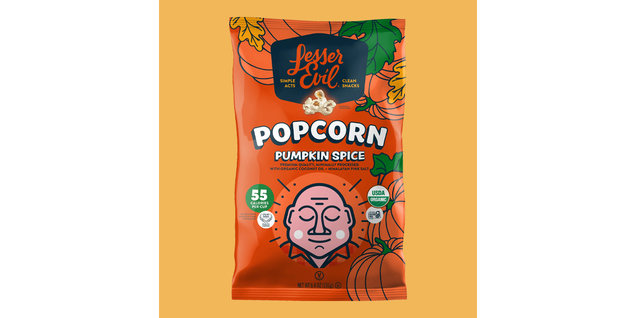 Lesser Evil Pumpkin Spice Popcorn