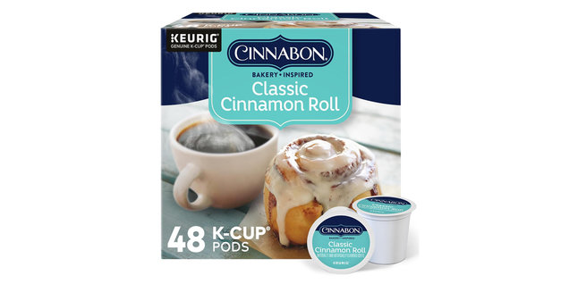 Cinnabon Classic Cinnamon Roll Keurig Genuine K-Cup Pods