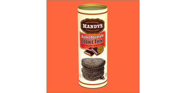 Mandy's Old Fashioned Confections Dark Chocolate Cookie Thins
