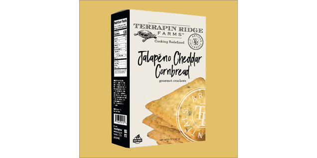 Terrapin Ridge Farms Jalapeño Cheddar Cornbread Gourmet Crackers