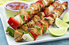 Chicken Fajita Kebabs