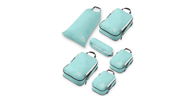 Tripped Compression Packing Cubes Set