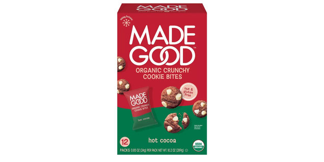 MadeGood Hot Cocoa Organic Crunchy Cookie Bites