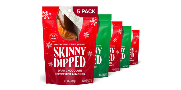 SkinnyDipped Dark Chocolate Peppermint & Mocha Splash Almonds