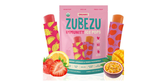 ZuBeZu Organic Immunity Ice Pops
