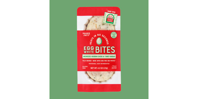 Trader Joe's Unexpected Cheddar Cheese & Turkey Sausage Egg White Bites