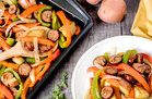 Sheet-Pan Sausage & Peppers