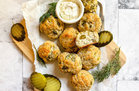 Dill Pickle Bagel Bites