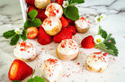 Strawberry Shortcake Bagel Bites