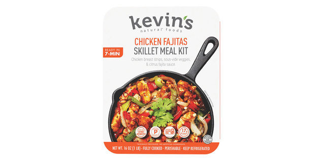 Kevin’s Natural Foods Chicken Fajitas Skillet Meal Kit