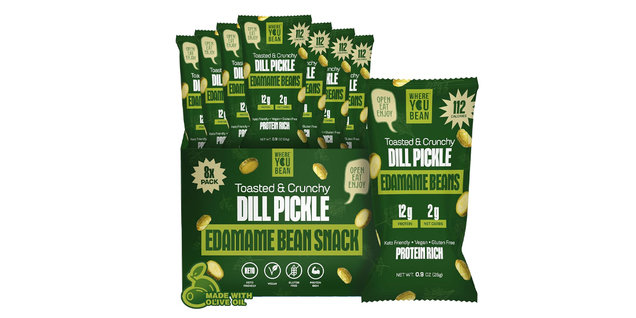 Where You Bean Dill Pickle Edamame Beans Snack