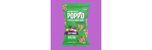 Harvest Popp'd Zesty Ranch Popped Corn Chips