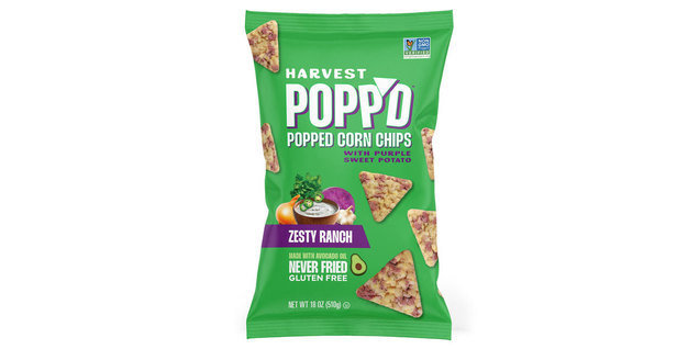 Harvest Popp'd Zesty Ranch Popped Corn Chips