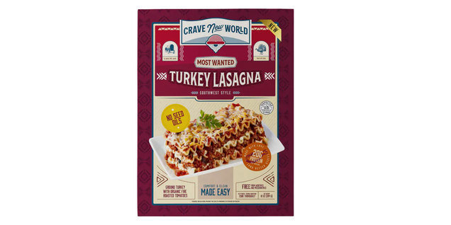 Crave New World Most Wanted Turkey Lasagna