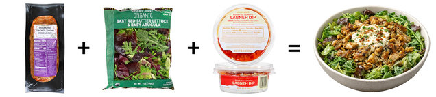 Creamy Shawarma Salad