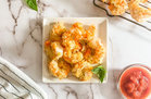 Air-Fryer Garlic Parm Shrimp