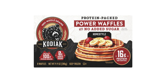 Kodiak Power Waffles with No Added Sugar