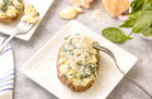 Spinach & Artichoke Stuffed Potatoes