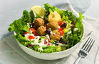 Mediterranean Meatball Salad