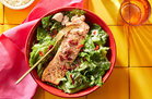 Salmon & Sun-Dried Tomato Caesar Salad