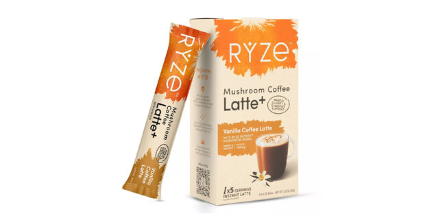 RYZE Mushroom Coffee Latte+