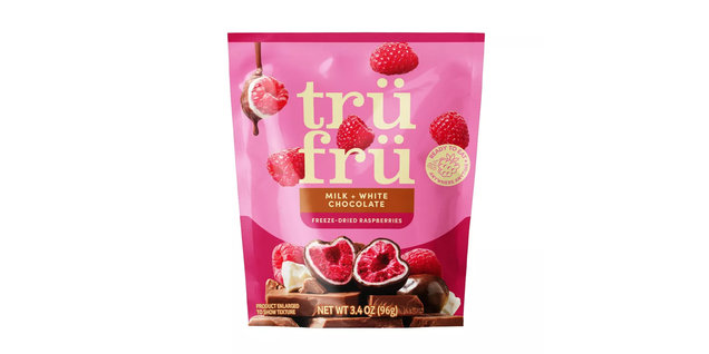 Trü Frü Milk + White Chocolate Freeze-Dried Raspberries