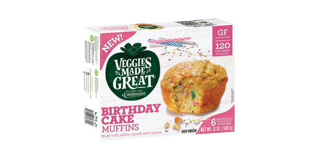 Veggies Made Great Birthday Cake Muffins
