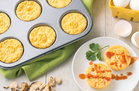 Buffalo Chicken Egg Bakes