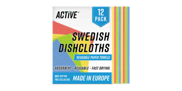 ACTIVE Swedish Dish Cloths Reusable Paper Towels