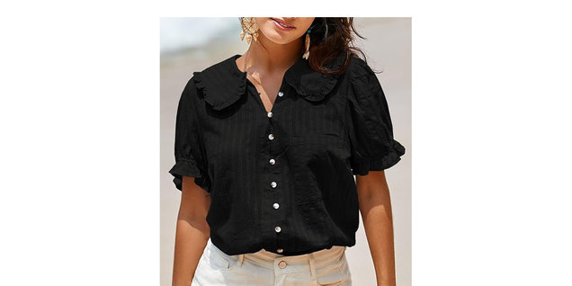 Tankaneo Peter Pan Collar Shirt