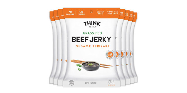 Think Jerky Grass-Fed Sesame Teriyaki Beef Jerky