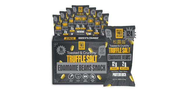 Where You Bean Truffle Salt Edamame Beans Snack