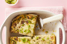 Veggie & Swiss Egg Bake