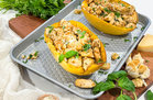 Garlic Butter Chicken Spaghetti Squash Bake