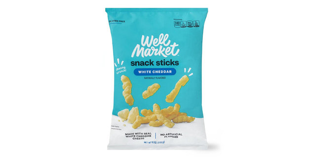 Well Market Snack Sticks in White Cheddar