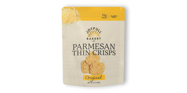 Joyfull Bakery Five Seed Parmesan Thin Crisps