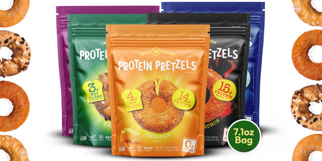 CRISP POWER Protein Pretzels