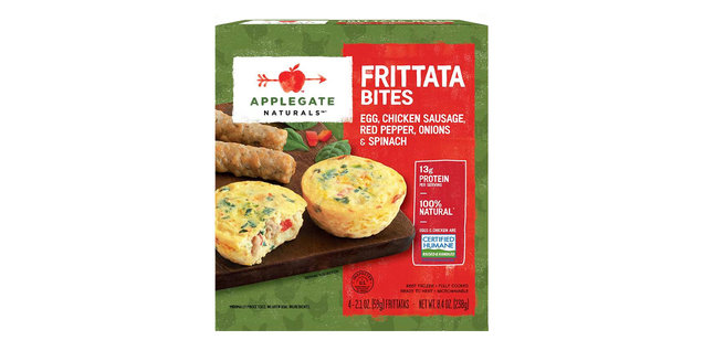 Applegate Naturals Egg, Chicken Sausage, Red Pepper, Onions & Spinach Frittata Bites