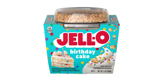 Jell-O Birthday Cake Flavored Pudding Cups