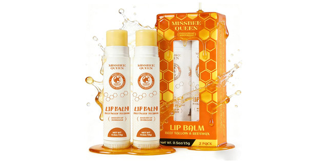Missbee Queen Beef Tallow & Beeswax Lip Balm