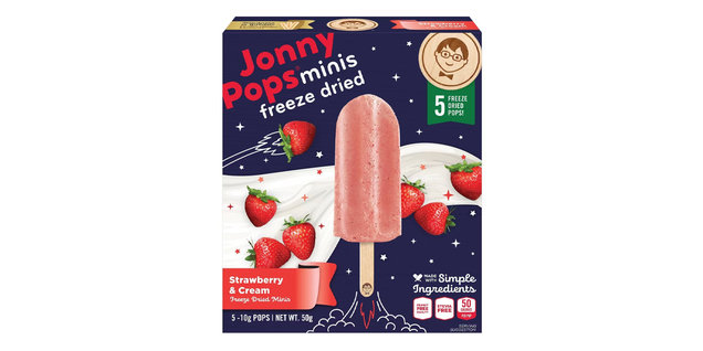 JonnyPops Minis Freeze Dried Cream Pops