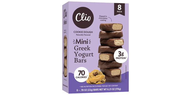 Clio Cookie Dough Mini Greek Yogurt Bars