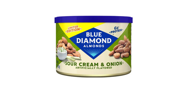 Blue Diamond Limited Edition Sour Cream & Onion Almonds