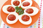 Salsa-fied Egg White Bites