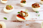 Spicy Tuna Salad Egg White Bites