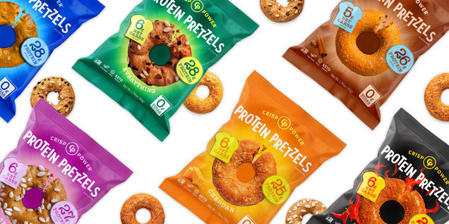 CRISP POWER Protein Pretzels