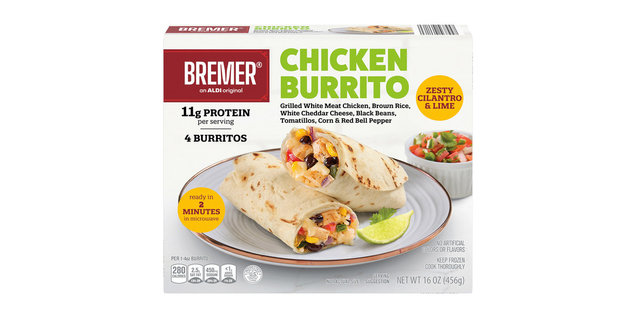 Bremer Zesty Cilantro & Lime Chicken Burrito