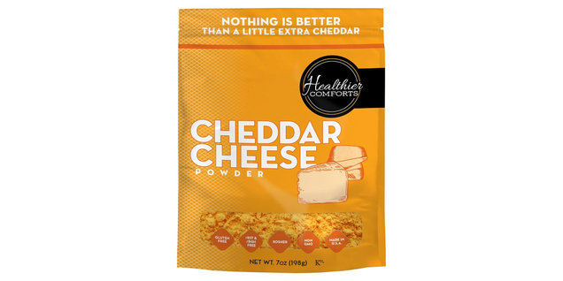 Healthier Comforts Cheddar Cheese Powder