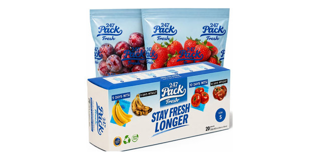247 Freshpack Reusable Produce Bags