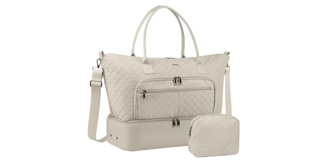 HOTOR Travel Duffle Bag with Toiletry Pouch